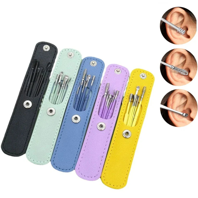 16 Pcs Manicure Pedicure Set+ Free Personal Care Bundle Earwax Kit