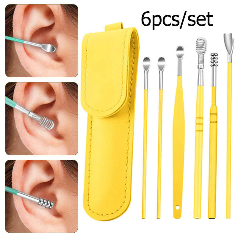 16 Pcs Manicure Pedicure Set+ Free Personal Care Bundle Earwax Kit